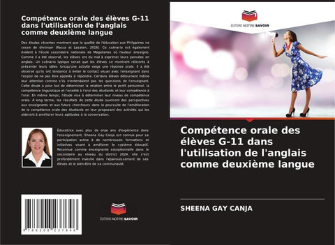 Compétence orale des élèves G-11 dans l'utilisation de l'anglais comme deuxième langue