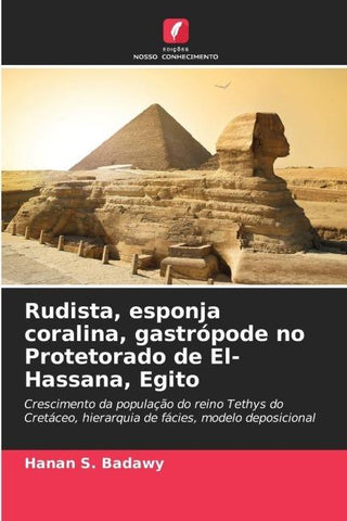 Rudista, esponja coralina, gastrópode no Protetorado de El-Hassana, Egito