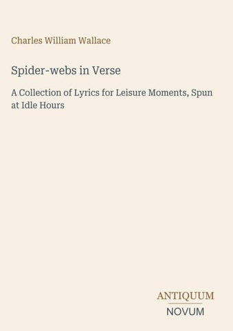 Spider-webs in Verse