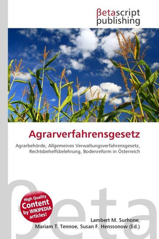 Agrarverfahrensgesetz
