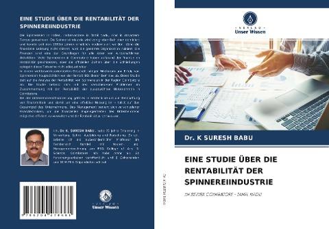 EINE STUDIE ÜBER DIE RENTABILITÄT DER SPINNEREIINDUSTRIE