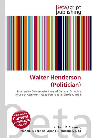 Walter Henderson (Politician)