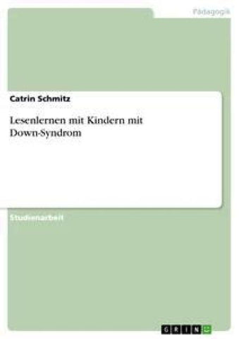 Lesenlernen mit Kindern mit Down-Syndrom