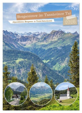 Bergsommer im Tannheimer Tal (Wandkalender 2026 DIN A3 hoch), CALVENDO Monatskalender