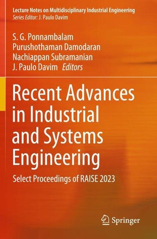 Recent Advances in Industrial and Systems Engineering