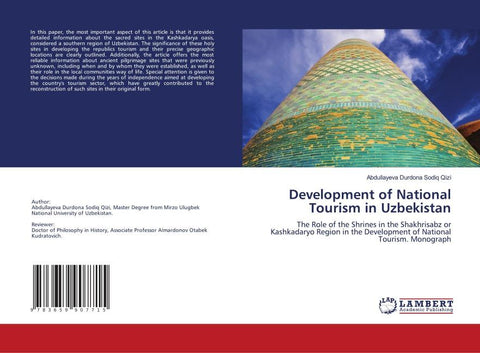 Development of National Tourism in Uzbekistan