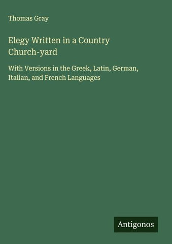 Elegy Written in a Country Church-yard
