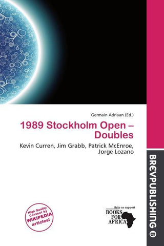 1989 Stockholm Open - Doubles