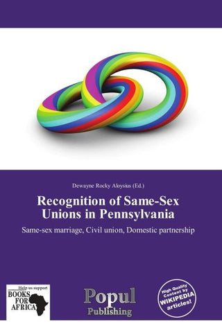 Recognition of Same-Sex Unions in Pennsylvania