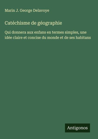 Catéchisme de géographie