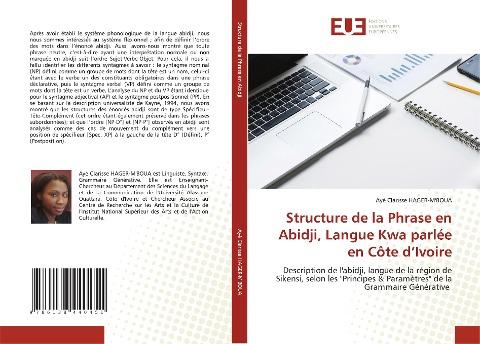 Structure de la Phrase en Abidji, Langue Kwa parlée en Côte d'Ivoire