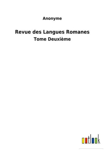 Revue des Langues Romanes