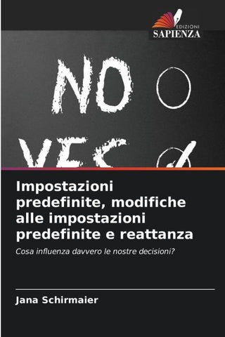 Impostazioni predefinite, modifiche alle impostazioni predefinite e reattanza