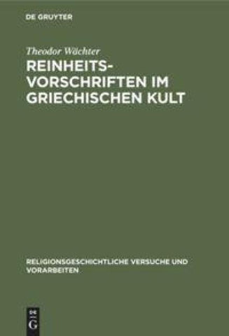 Reinheitsvorschriften im griechischen Kult