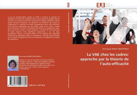 La VAE chez les cadres: approche par la théorie de l'auto-efficacité