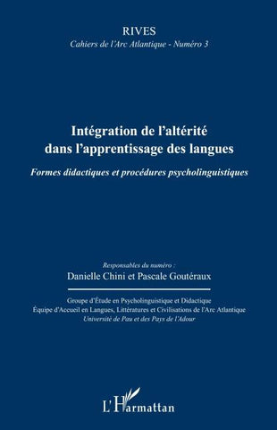 Intégration de l'altérité dans l'apprentissage des langues