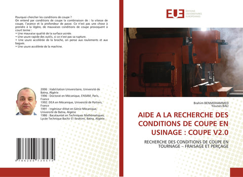 AIDE A LA RECHERCHE DES CONDITIONS DE COUPE EN USINAGE : COUPE V2.0