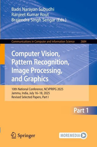 Computer Vision, Pattern Recognition, Image Processing, and Graphics