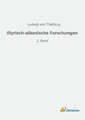 Illyrisch-albanische Forschungen