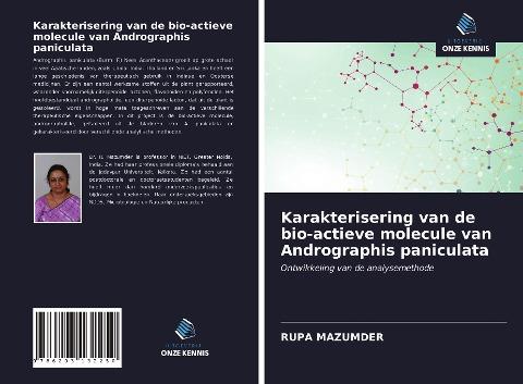 Karakterisering van de bio-actieve molecule van Andrographis paniculata