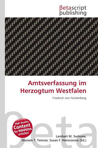 Amtsverfassung im Herzogtum Westfalen