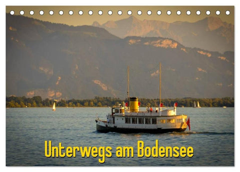 Unterwegs am Bodensee (Tischkalender 2026 DIN A5 quer), CALVENDO Monatskalender