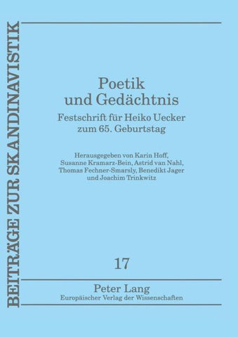 Poetik und Gedächtnis
