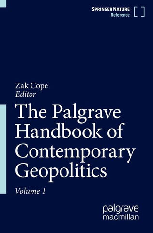 The Palgrave Handbook of Contemporary Geopolitics