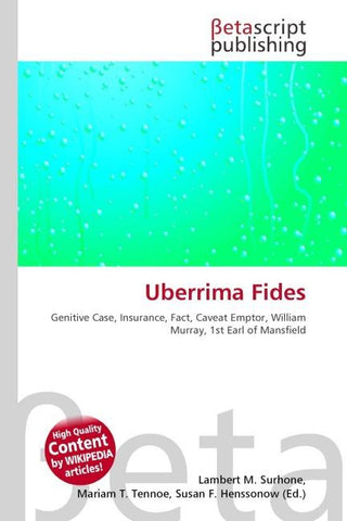 Uberrima Fides