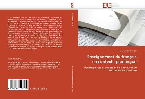 Enseignement du français en contexte plurilingue