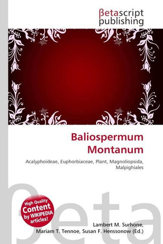 Baliospermum Montanum