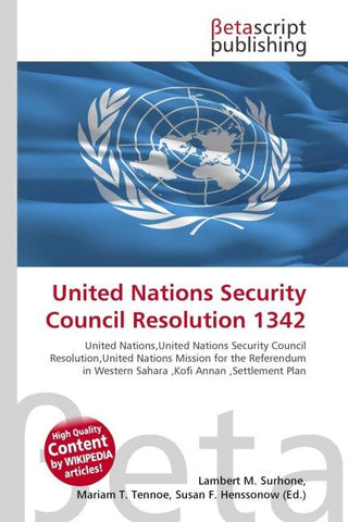 United Nations Security Council Resolution 1342
