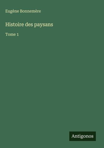Histoire des paysans