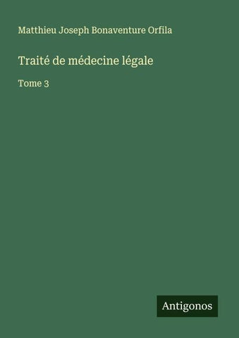 Traité de médecine légale