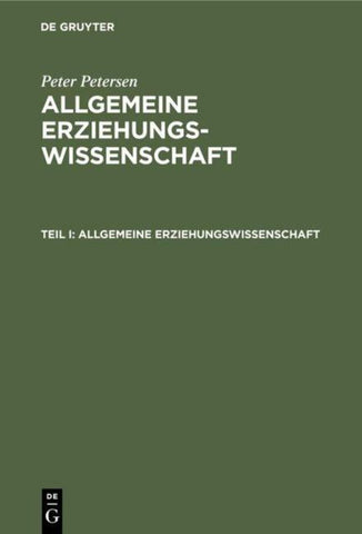 Allgemeine Erziehungswissenschaft