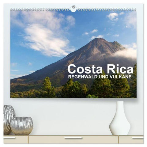 Costa Rica - Regenwald und Vulkane (hochwertiger Premium Wandkalender 2026 DIN A2 quer), Kunstdruck in Hochglanz