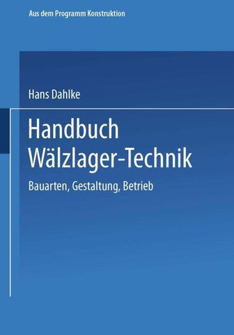 Handbuch Wälzlager-Technik