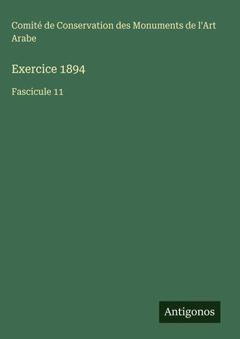 Exercice 1894