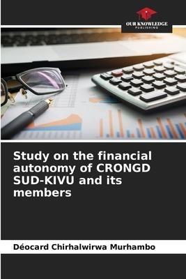 Study on the financial autonomy of CRONGD SUD-KIVU and its members