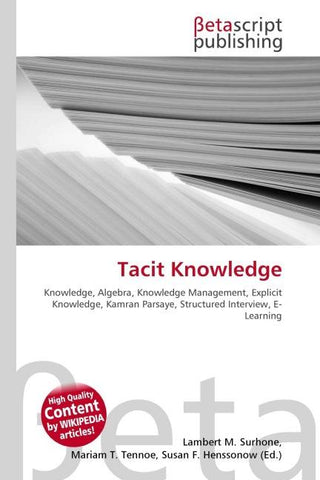 Tacit Knowledge