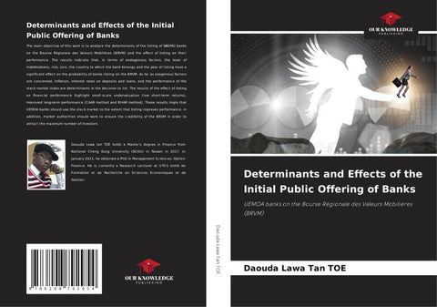 Determinants and Effects of the Initial Public Offering of Banks