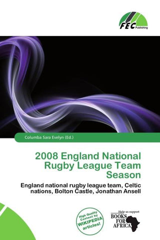 2008 England National Rugby League Team Season