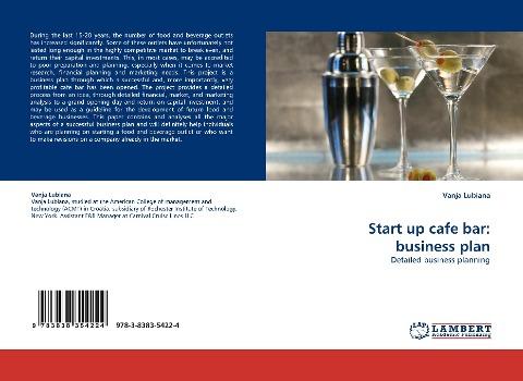 Start up cafe bar: business plan
