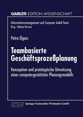 Teambasierte Geschäftsprozeßplanung