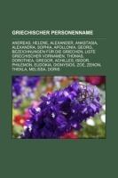 Griechischer Personenname