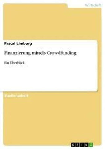 Finanzierung mittels Crowdfunding