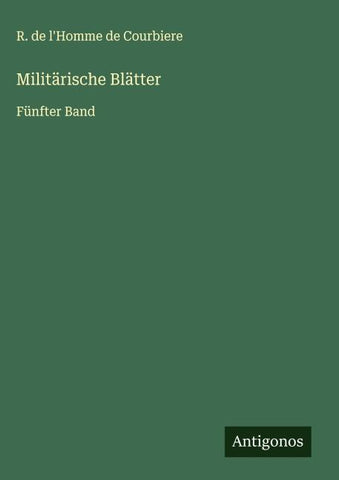 Militärische Blätter