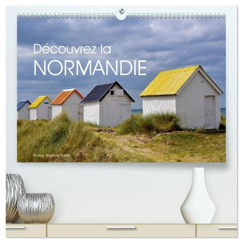 Découvrez la Normandie (Calendrier mural 2026 DIN A2 vertical) calendrier de bureau