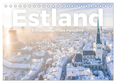 Estland - Ein unbekanntes Paradies. (Tischkalender 2026 DIN A5 quer), CALVENDO Monatskalender