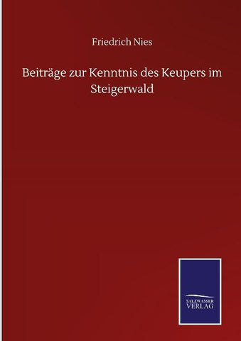 Beiträge zur Kenntnis des Keupers im Steigerwald